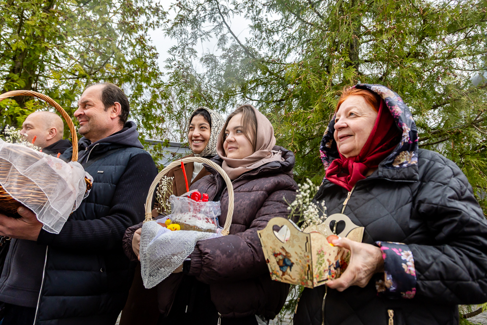 Великая суббота в храме Успения Пресвятой Богородицы в селе Успенское