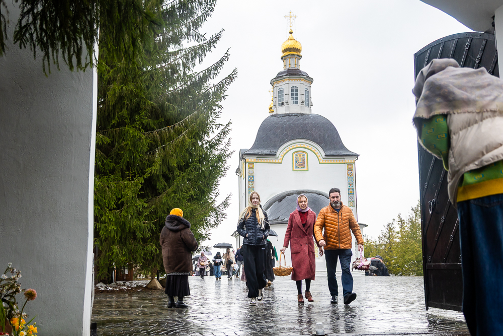 Великая суббота в храме Успения Пресвятой Богородицы в селе Успенское