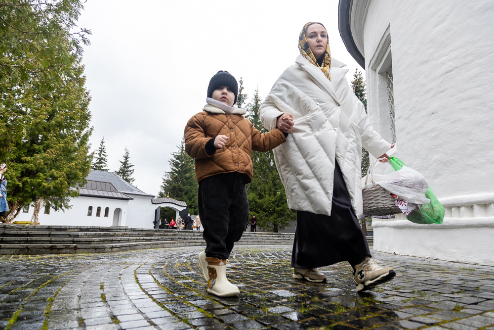 Великая суббота в храме Успения Пресвятой Богородицы в селе Успенское
