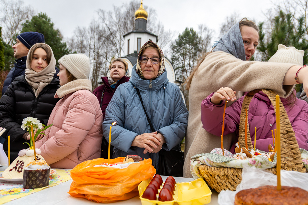 Великая суббота в храме Успения Пресвятой Богородицы в селе Успенское