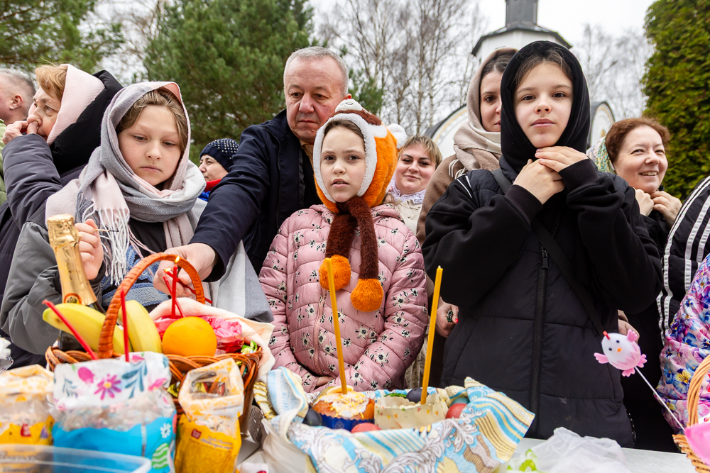 Великая суббота в храме Успения Пресвятой Богородицы в селе Успенское