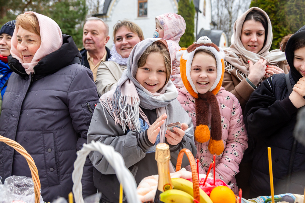 Великая суббота в храме Успения Пресвятой Богородицы в селе Успенское