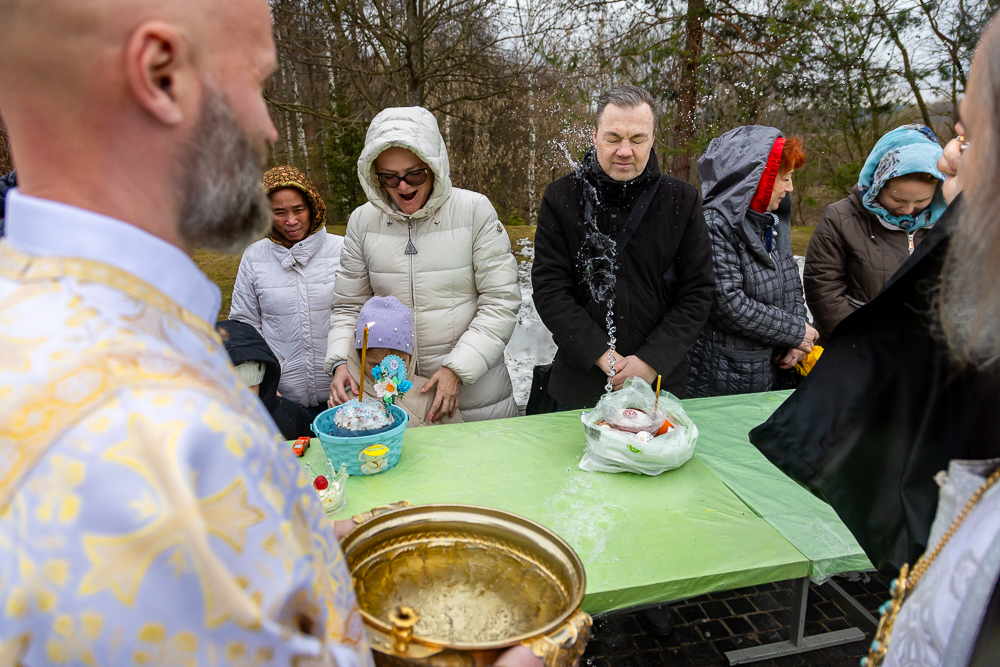 Великая суббота в храме Успения Пресвятой Богородицы в селе Успенское