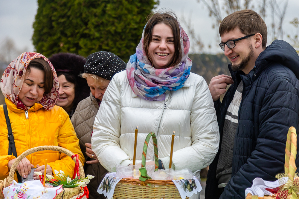 Великая суббота в храме Успения Пресвятой Богородицы в селе Успенское