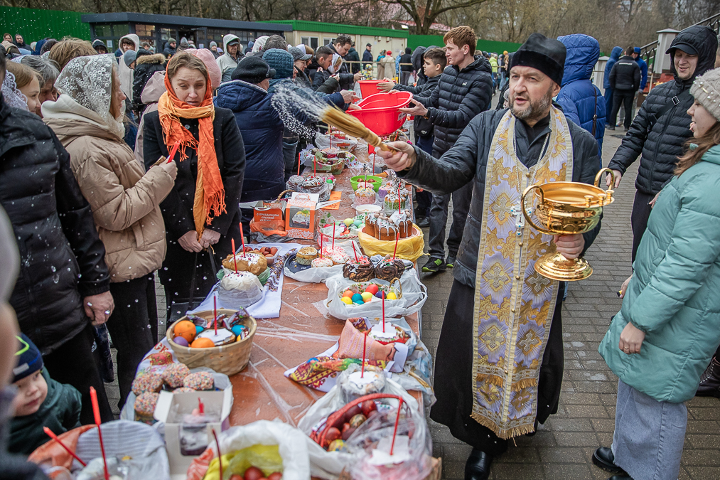Великая суббота в Георгиевском соборе в Одинцово