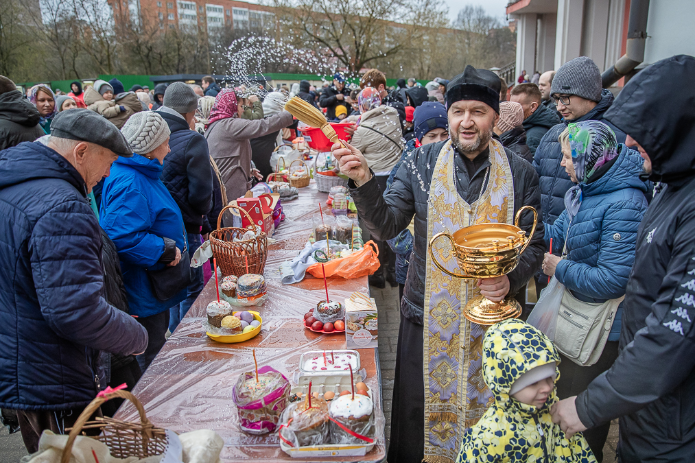 Великая суббота в Георгиевском соборе в Одинцово