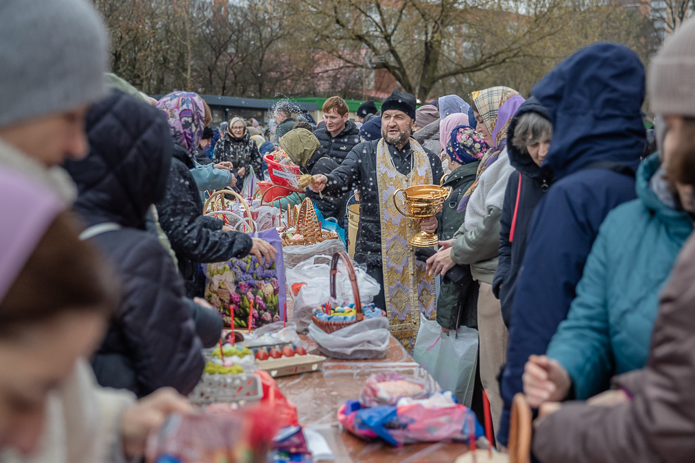 Великая суббота в Георгиевском соборе в Одинцово