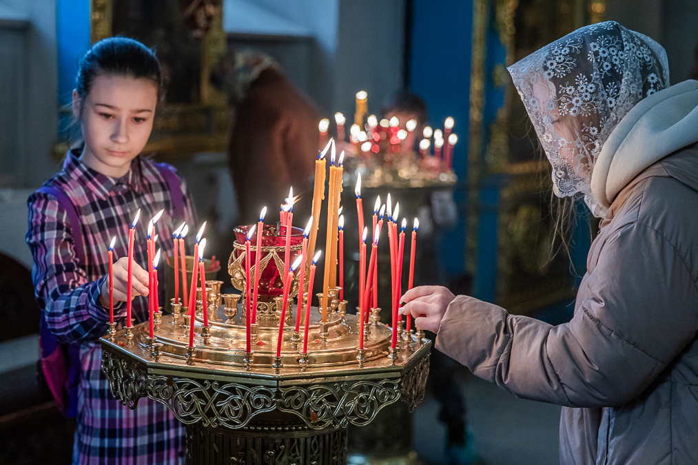 Великая суббота в Георгиевском соборе в Одинцово