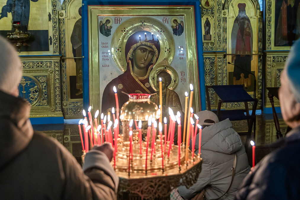 Великая суббота в Георгиевском соборе в Одинцово