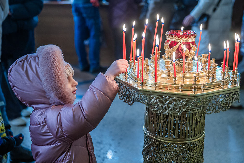 Великая суббота в Георгиевском соборе в Одинцово