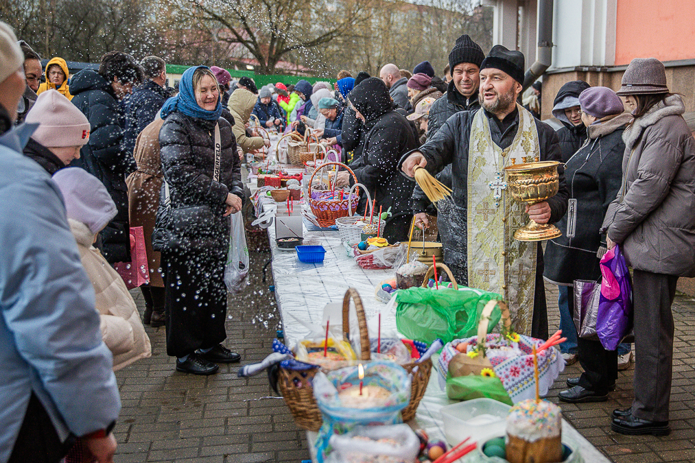 Великая суббота в Георгиевском соборе в Одинцово