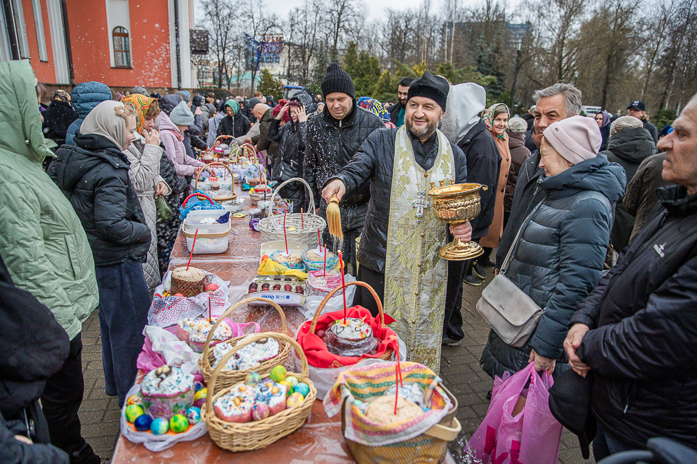 Великая суббота в Георгиевском соборе в Одинцово