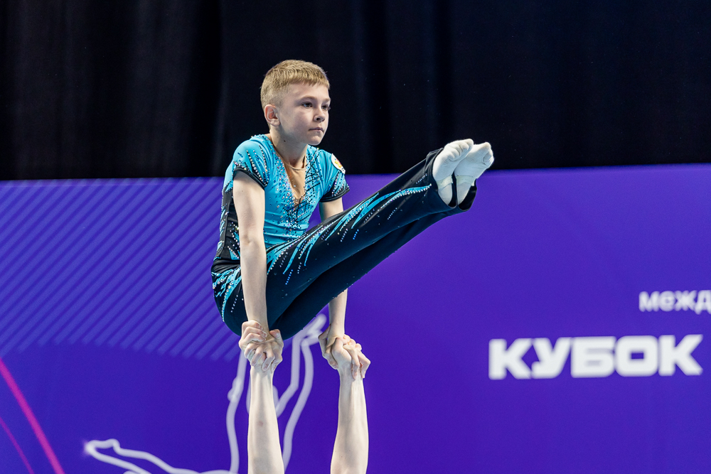 Международный турнир по спортивной акробатике в Одинцово