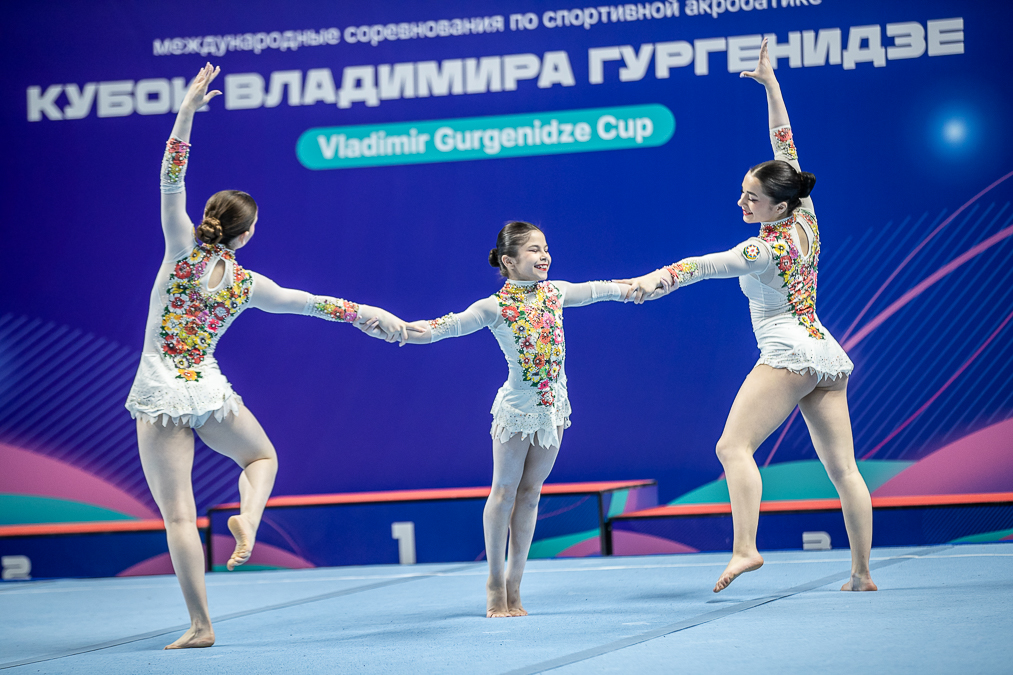 Международный турнир по спортивной акробатике в Одинцовском спортивно-зрелищном комплексе