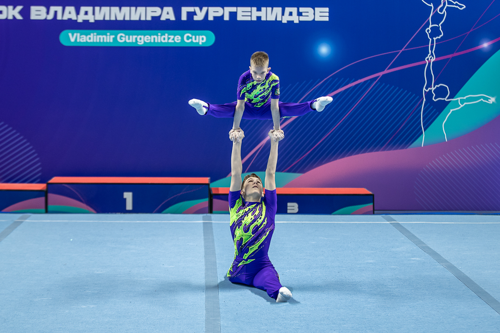 Международный турнир по спортивной акробатике в Одинцовском спортивно-зрелищном комплексе