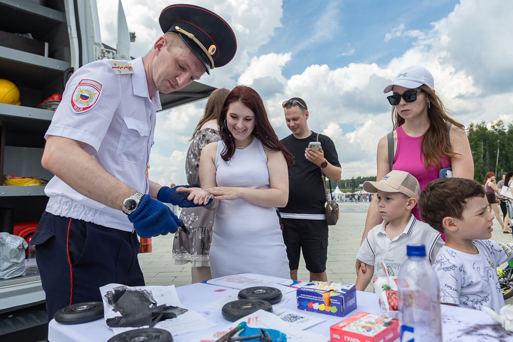 «Один день с полицией» в парке «Патриот»