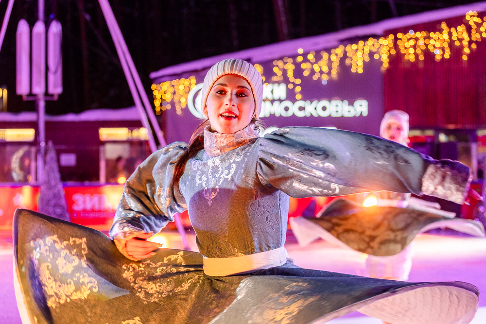 Ледовое шоу «Сказ о Руси» в парке Малевича