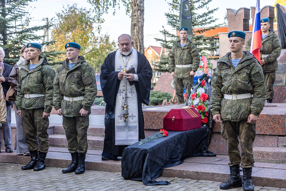 Захоронение на братской могиле в Ершово