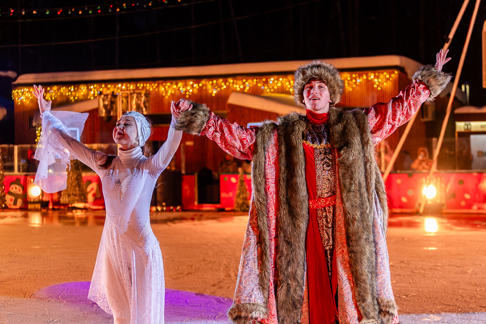 Ледовое шоу «Сказ о Руси» в парке Малевича