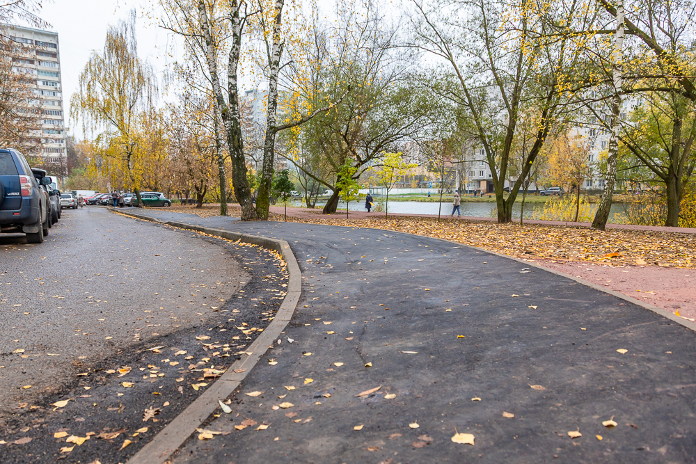 Комсомольский пруд в Одинцово после реконструкции