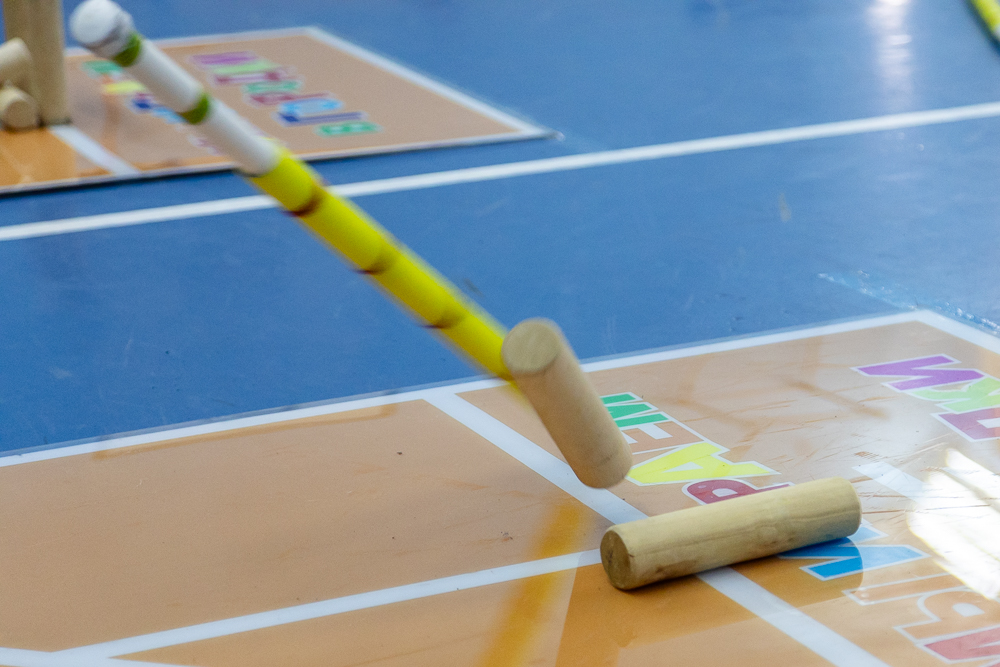 «Играем в городки — сохраняем традиции» в школе «Дружба»