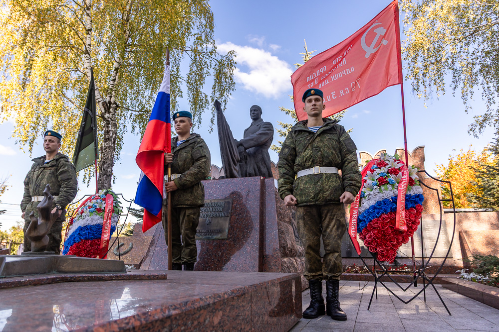 Захоронение на братской могиле в Ершово
