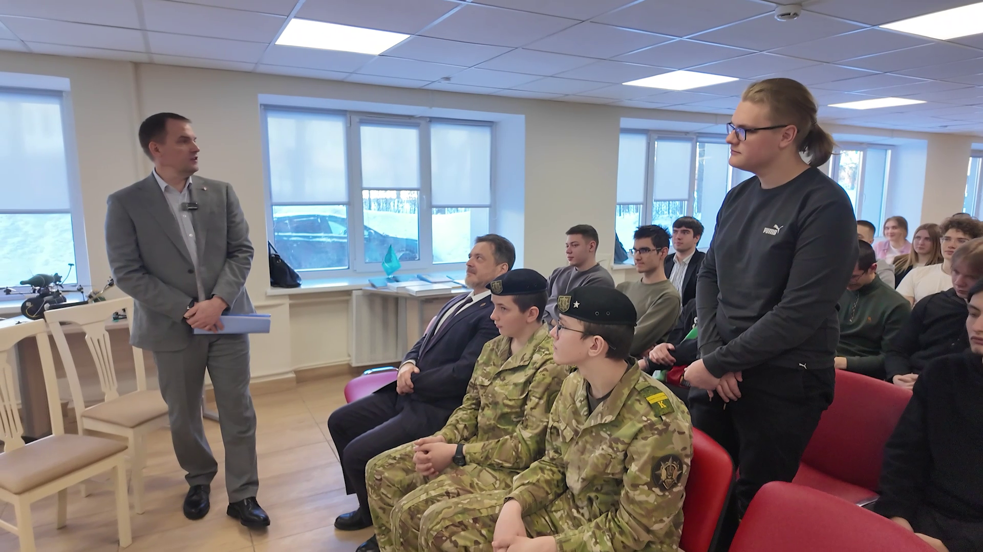 Урок мужества для будущих финансистов