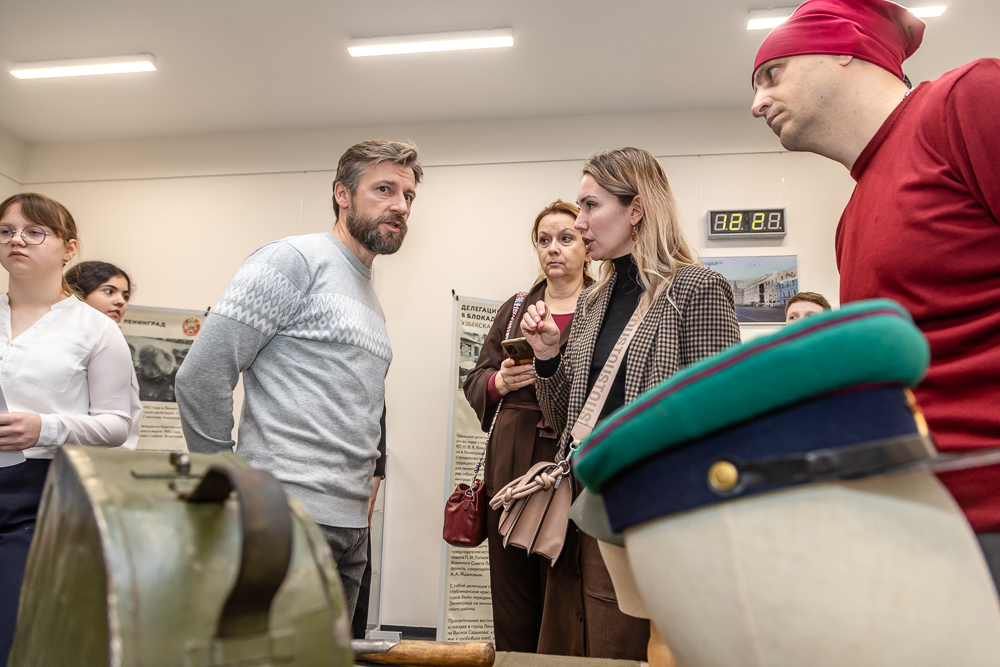 Открытие комплексного музея в новом корпусе школы №9 в Одинцово