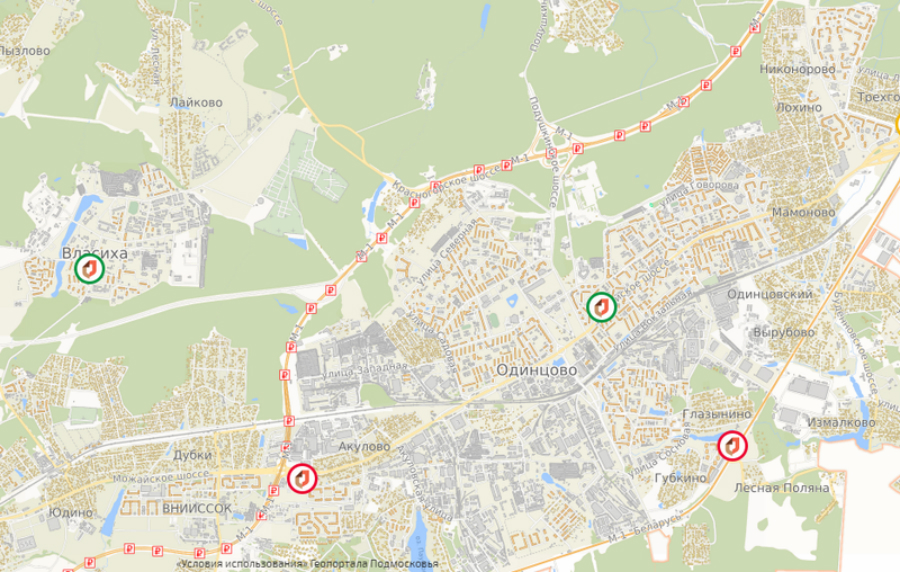Загруженность МФЦ можно проверить с помощью тепловой карты