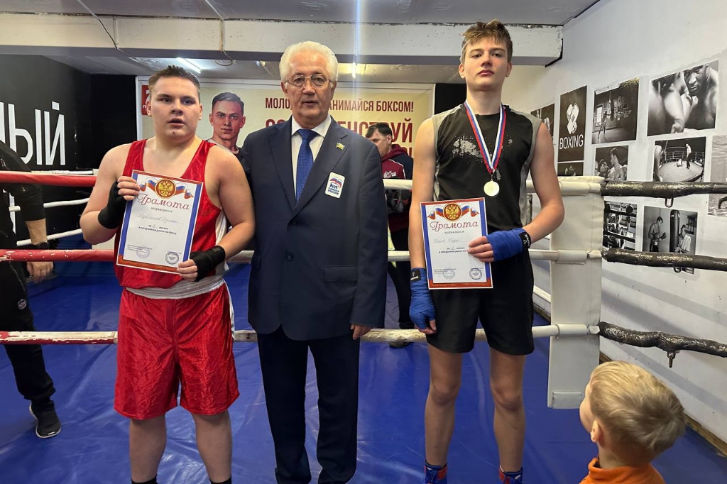 Турнир по боксу прошёл в деревне Ликино