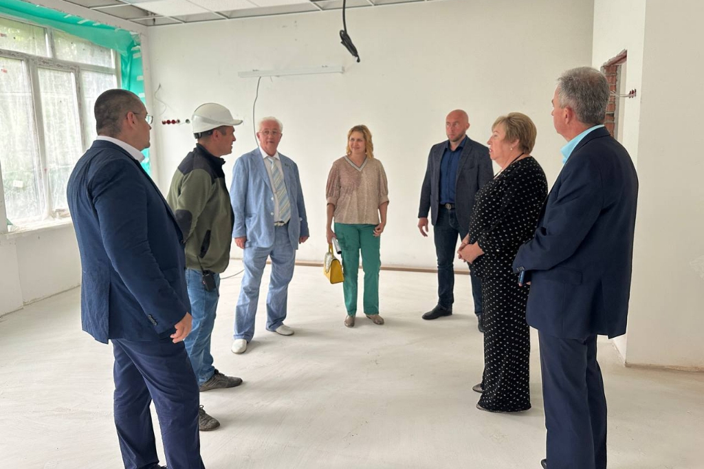 В Большевяземской школе продолжается капитальный ремонт