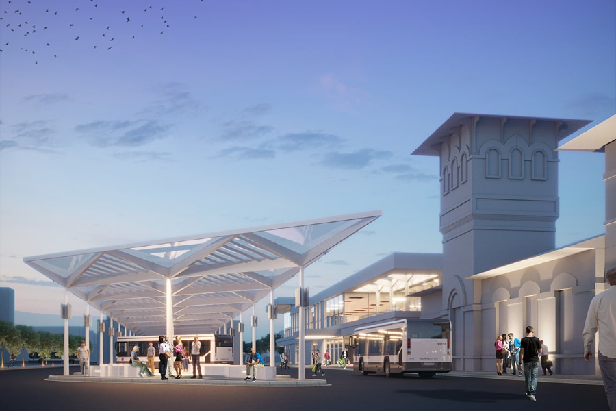 Лицо города: площади и вокзалы