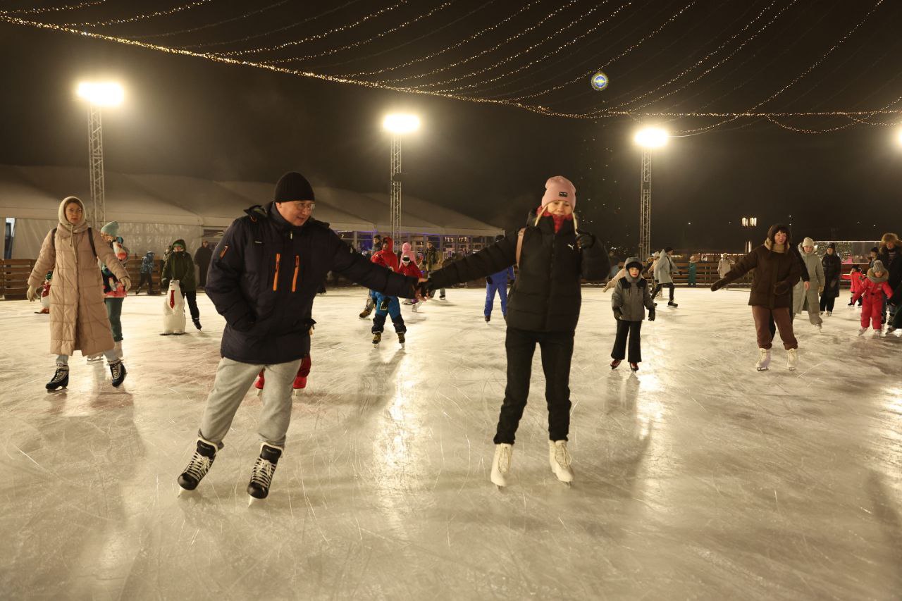 Главный каток Минобороны России в парке «Патриот»
