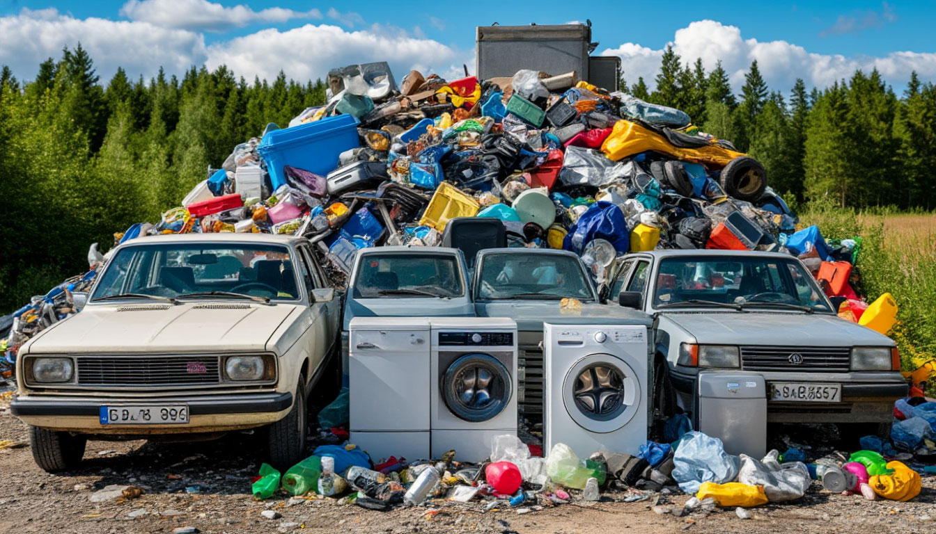 Автомобиль, холодильник, стиральная машина: почти 40 тонн вторсырья сдали жители Подмосковья с помощью сервиса по вывозу ненужных вещей