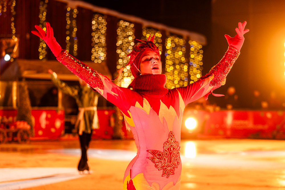 Ледовое шоу «Сказ о Руси» в парке Малевича