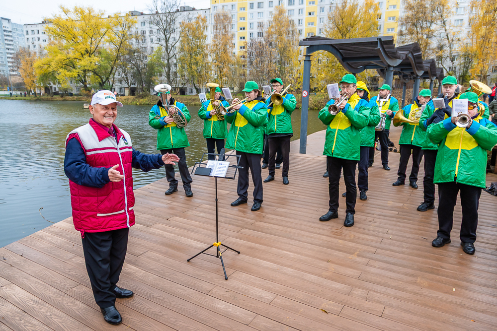 Комсомольский пруд в Одинцово после реконструкции